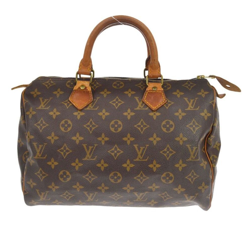 Louis Vuitton Speedy Monogram Canvas Brown Canvas Handbag